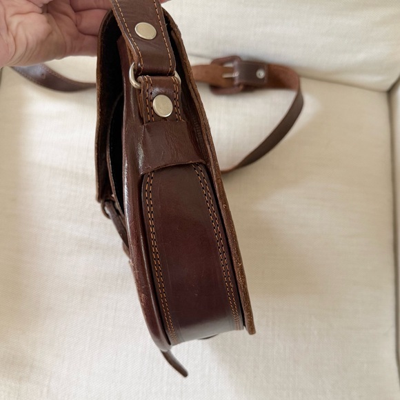 ’70s / Leather Saddle Bag - Picture 6 of 12